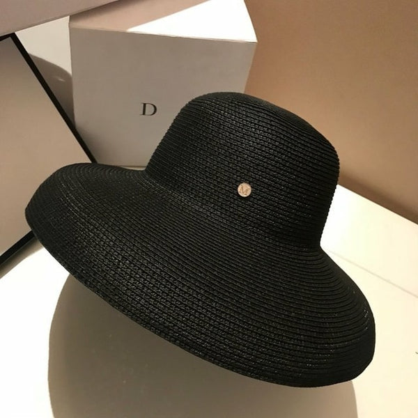 Women's Straw Wide Brim Hat